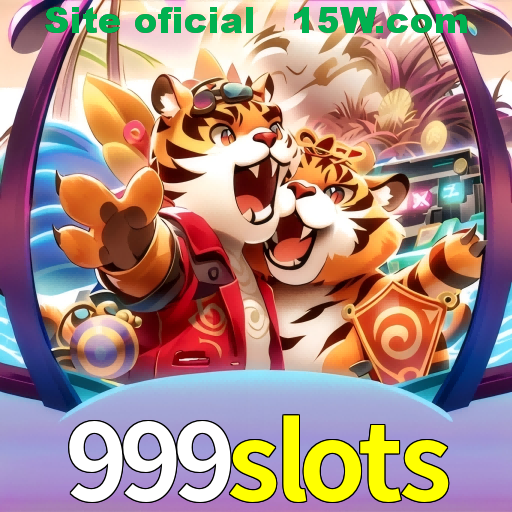 Imagem promocional da 999slots mostrando a plataforma e suas vantagens